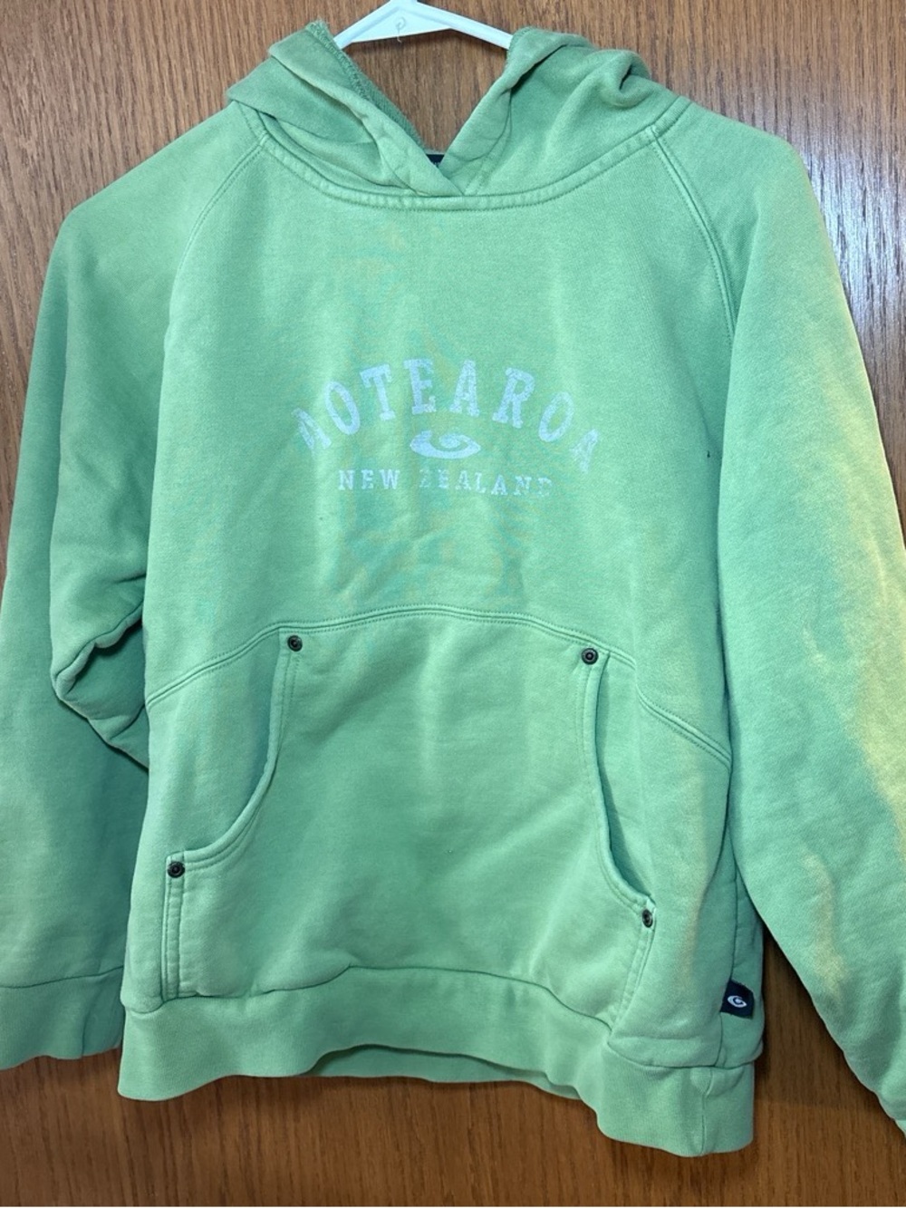 Aotearoa New Zealand Green Hoodie